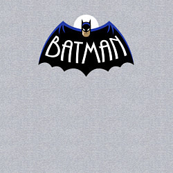 Свитшот хлопковый мужской Мистер Бэтмен, цвет: меланж — фото 2
