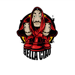 Свитшот хлопковый мужской Bella ciao, цвет: белый — фото 2