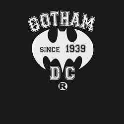 Свитшот хлопковый мужской Gotham 1939, цвет: черный — фото 2