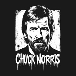 Свитшот хлопковый мужской Чак Норрис в стиле стрит-арт, цвет: черный — фото 2