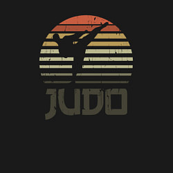 Свитшот хлопковый мужской Judo fighter, цвет: черный — фото 2