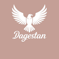 Свитшот хлопковый мужской Белый орел Дагестана, цвет: пыльно-розовый — фото 2