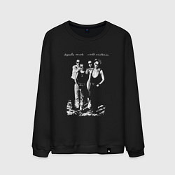 Свитшот хлопковый мужской Depeche Mode - World Violation Official Merch, цвет: черный