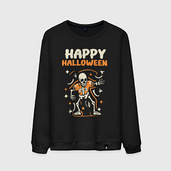 Мужской свитшот Хэллоуин день скелетов ночь вампиров