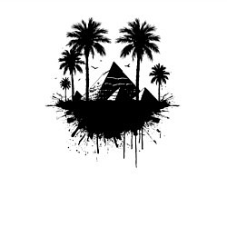 Свитшот хлопковый мужской Тени вечности Египта, цвет: белый — фото 2