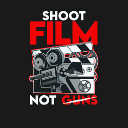 Свитшот хлопковый мужской Снимай фильмы, цвет: черный — фото 2