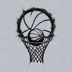 Свитшот хлопковый мужской Кольцо испытаний, цвет: меланж — фото 2