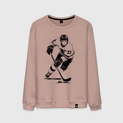 Мужской свитшот Аниме хоккеист в атаке
