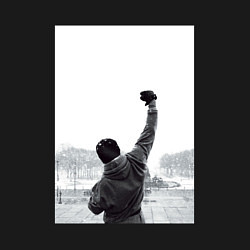 Свитшот хлопковый мужской Боксёр Рокки, цвет: черный — фото 2