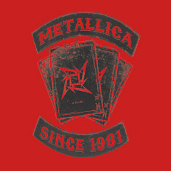 Свитшот хлопковый мужской Metallica: since 1981, цвет: красный — фото 2