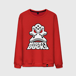 Свитшот хлопковый мужской HC Anaheim Ducks, цвет: красный