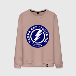 Свитшот хлопковый мужской HC Tampa Bay Lightning, цвет: пыльно-розовый