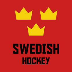Свитшот хлопковый мужской Swedish Hockey, цвет: красный — фото 2