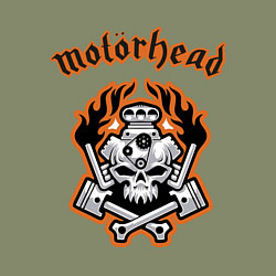 Свитшот хлопковый мужской Motorhead, цвет: авокадо — фото 2