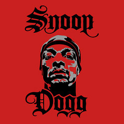 Свитшот хлопковый мужской Snoop Dogg Face, цвет: красный — фото 2