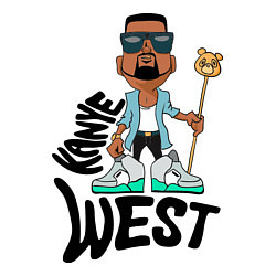 Свитшот хлопковый мужской Kanye West Boy, цвет: белый — фото 2