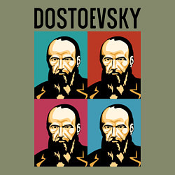 Свитшот хлопковый мужской Dostoevsky, цвет: авокадо — фото 2