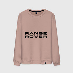 Свитшот хлопковый мужской Range Rover, цвет: пыльно-розовый
