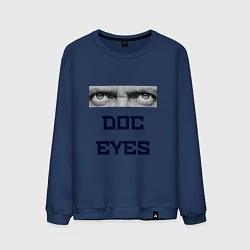 Свитшот хлопковый мужской Doc Eyes, цвет: тёмно-синий