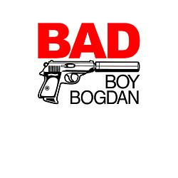 Свитшот хлопковый мужской Bad boy Bogdan, цвет: белый — фото 2