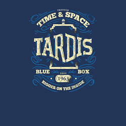 Свитшот хлопковый мужской Time & Space: Tardis, цвет: тёмно-синий — фото 2