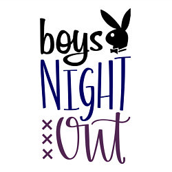 Свитшот хлопковый мужской Boys night out, цвет: белый — фото 2