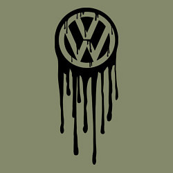 Свитшот хлопковый мужской Volkswagen, цвет: авокадо — фото 2