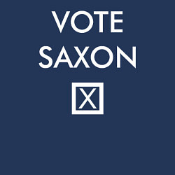 Свитшот хлопковый мужской Vote Saxon, цвет: тёмно-синий — фото 2