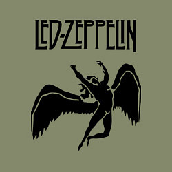 Свитшот хлопковый мужской Led Zeppelin Swan, цвет: авокадо — фото 2