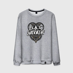 Свитшот хлопковый мужской Black Sabbath, цвет: меланж