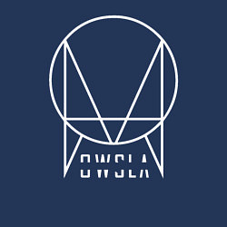 Свитшот хлопковый мужской OWSLA, цвет: тёмно-синий — фото 2