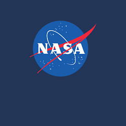 Свитшот хлопковый мужской NASA: Logo, цвет: тёмно-синий — фото 2