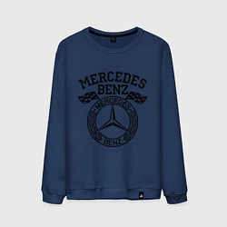 Свитшот хлопковый мужской Mercedes Benz, цвет: тёмно-синий