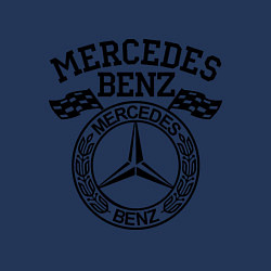 Свитшот хлопковый мужской Mercedes Benz, цвет: тёмно-синий — фото 2