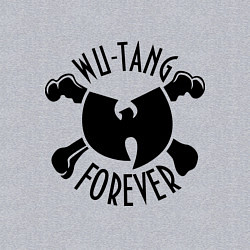 Свитшот хлопковый мужской Wu-Tang Forever, цвет: меланж — фото 2