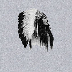 Свитшот хлопковый мужской Джонни Депп, цвет: меланж — фото 2