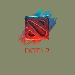 Свитшот хлопковый мужской Dota 2 Shadows, цвет: авокадо — фото 2