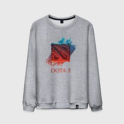 Свитшот хлопковый мужской Dota 2 Shadows, цвет: меланж