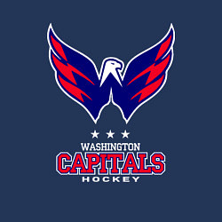 Свитшот хлопковый мужской Washington Capitals, цвет: тёмно-синий — фото 2