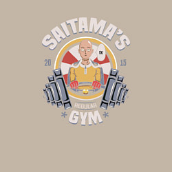 Свитшот хлопковый мужской Saitama's Gym, цвет: миндальный — фото 2