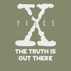 Свитшот хлопковый мужской X-Files: Truth is out there, цвет: авокадо — фото 2
