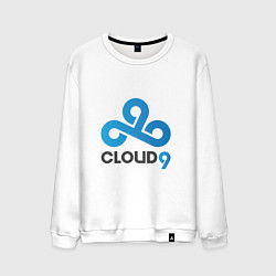 Свитшот хлопковый мужской Cloud9, цвет: белый