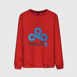 Свитшот хлопковый мужской Cloud9, цвет: красный