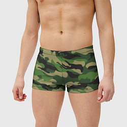 Мужские плавки Камуфляж: хаки/зеленый, цвет: 3D-принт — фото 2