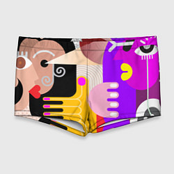 Мужские плавки Abstract-women, цвет: 3D-принт