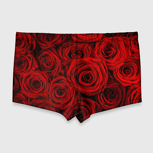 Мужские плавки Красные розы / 3D-принт – фото 2