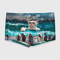 Мужские плавки Морской Кошак, цвет: 3D-принт