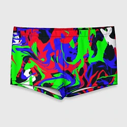 Мужские плавки Абстрактные краски, цвет: 3D-принт
