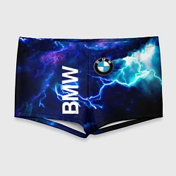 Мужские плавки BMW Синяя молния, цвет: 3D-принт