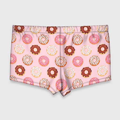 Мужские плавки Pink donuts / 3D-принт – фото 2